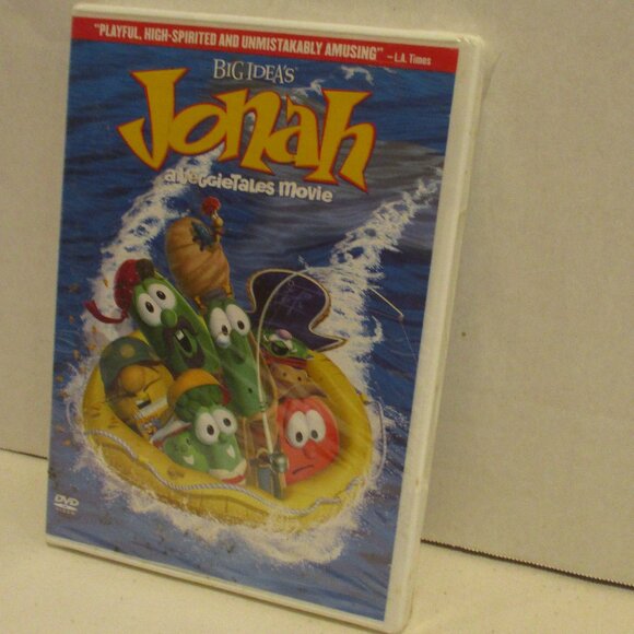 Veggie Tales Jonah Small Red White Blue NEW Factory Sealed DVD Movie - Picture 1 of 3
